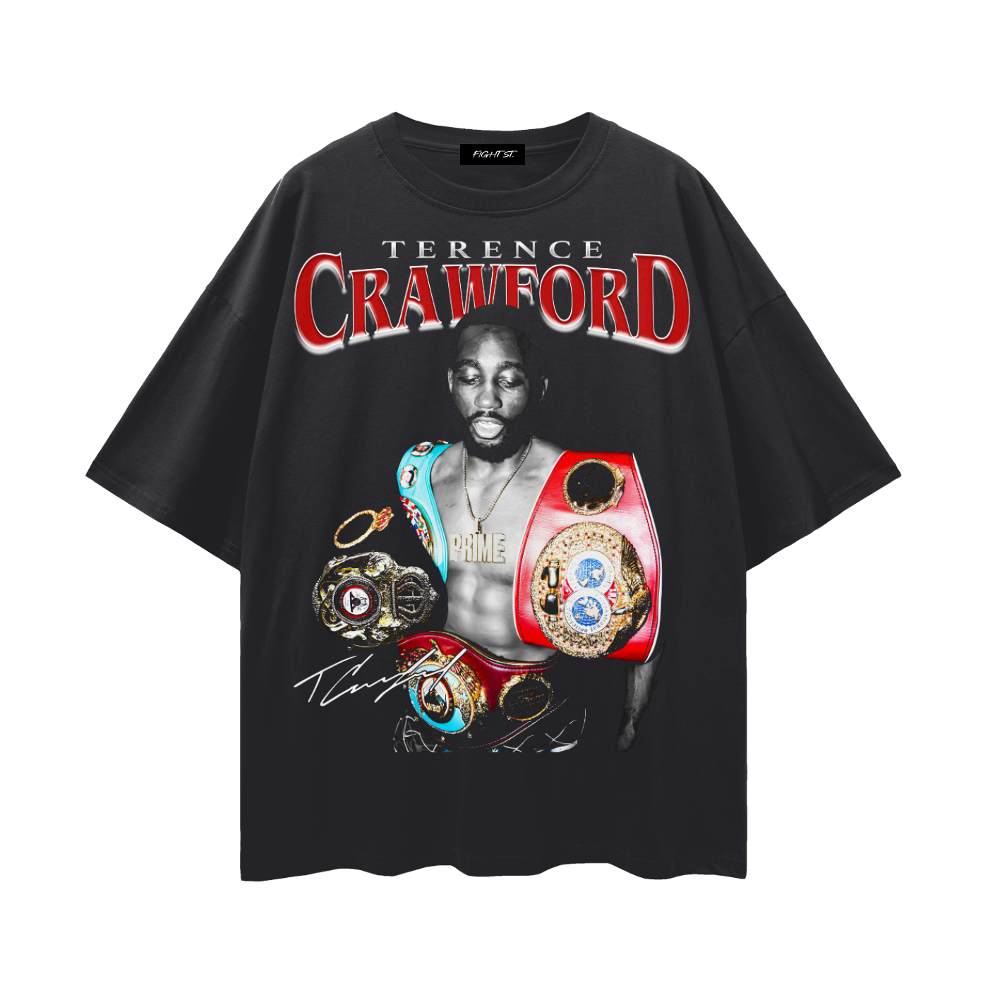 Crawford Streetwear Loose Drop Shoulder T-Shirt
