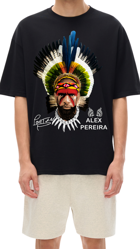 Alex Pereira Streetwear Loose Drop Shoulder T-Shirt