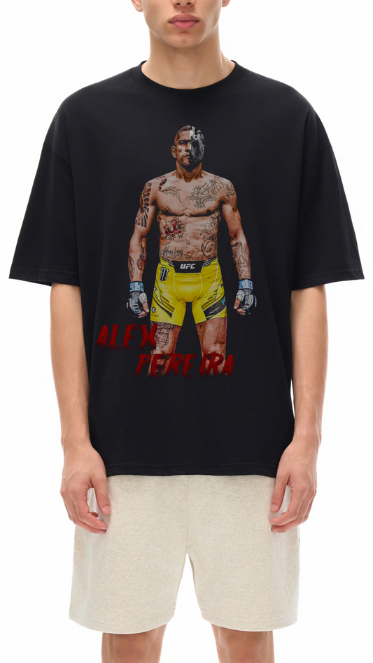Alex Pereira/ Jason Streetwear Loose Drop Shoulder T-Shirt