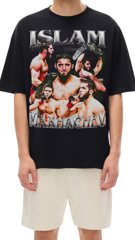 Islam Makhachev Streetwear Loose Drop Shoulder T-Shirt