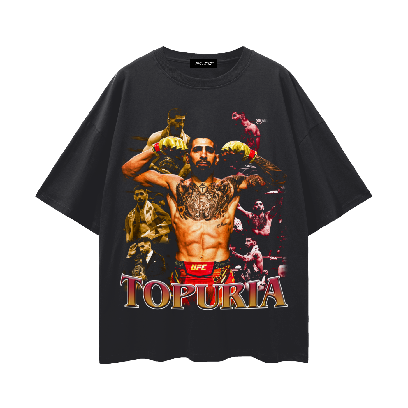 Ilia Topuria Streetwear Loose Drop Shoulder T-Shirt