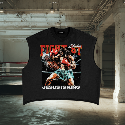 Fight St. French Terry Boxy Tank Top