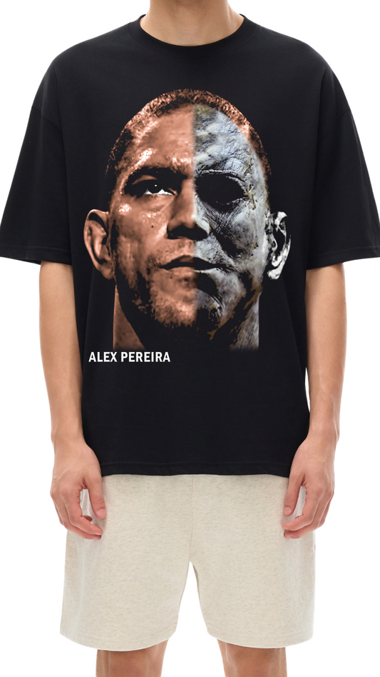 Alex Pereira Streetwear Loose Drop Shoulder T-Shirt