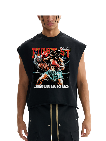 Fight St. French Terry Boxy Tank Top